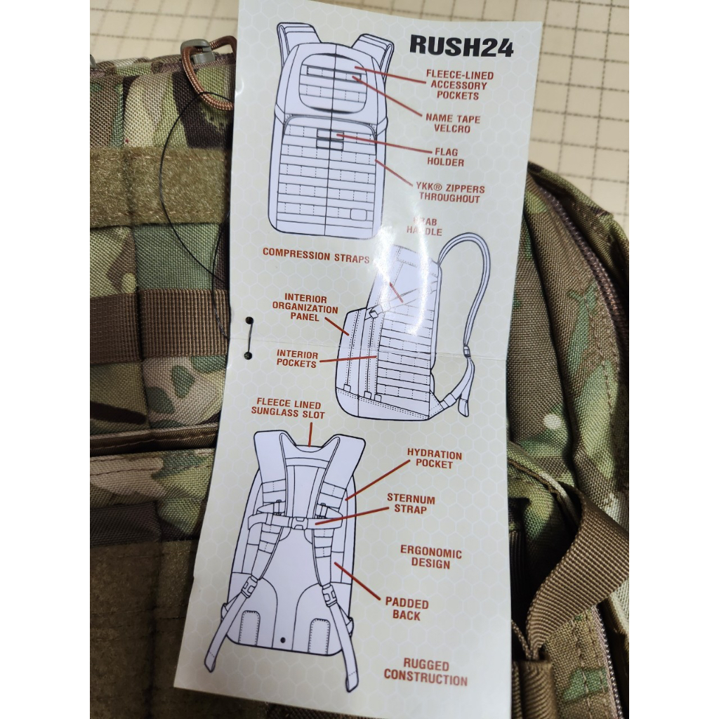 Balo leo núi chiến thuật 5.11 Tactical Rush 24