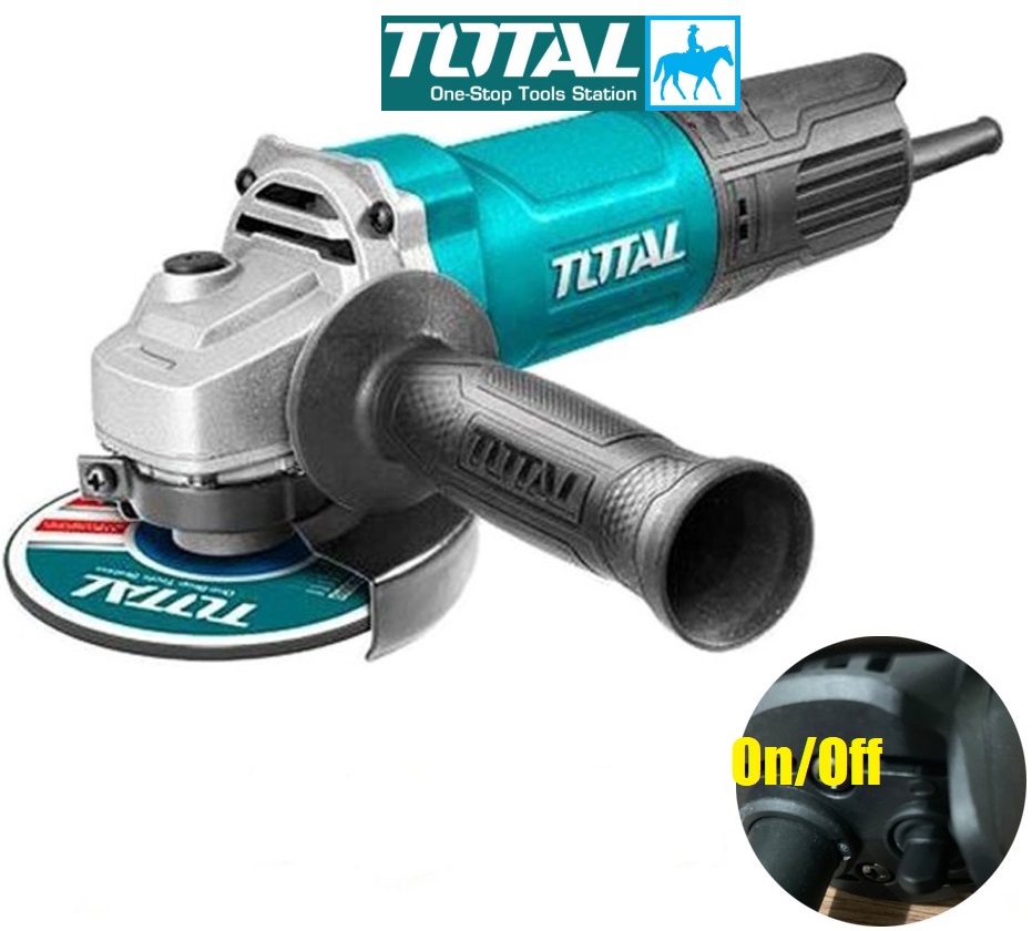 Máy cắt máy mài góc 750w 4inch 100mm công tắc onoff total tg10710036 tg10710056