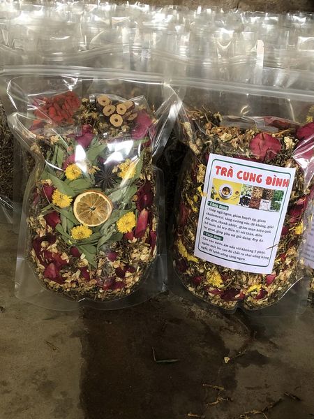 Trà sâm quế b*ổ phổi .thanh nhiệt.giả*i độc 500gr