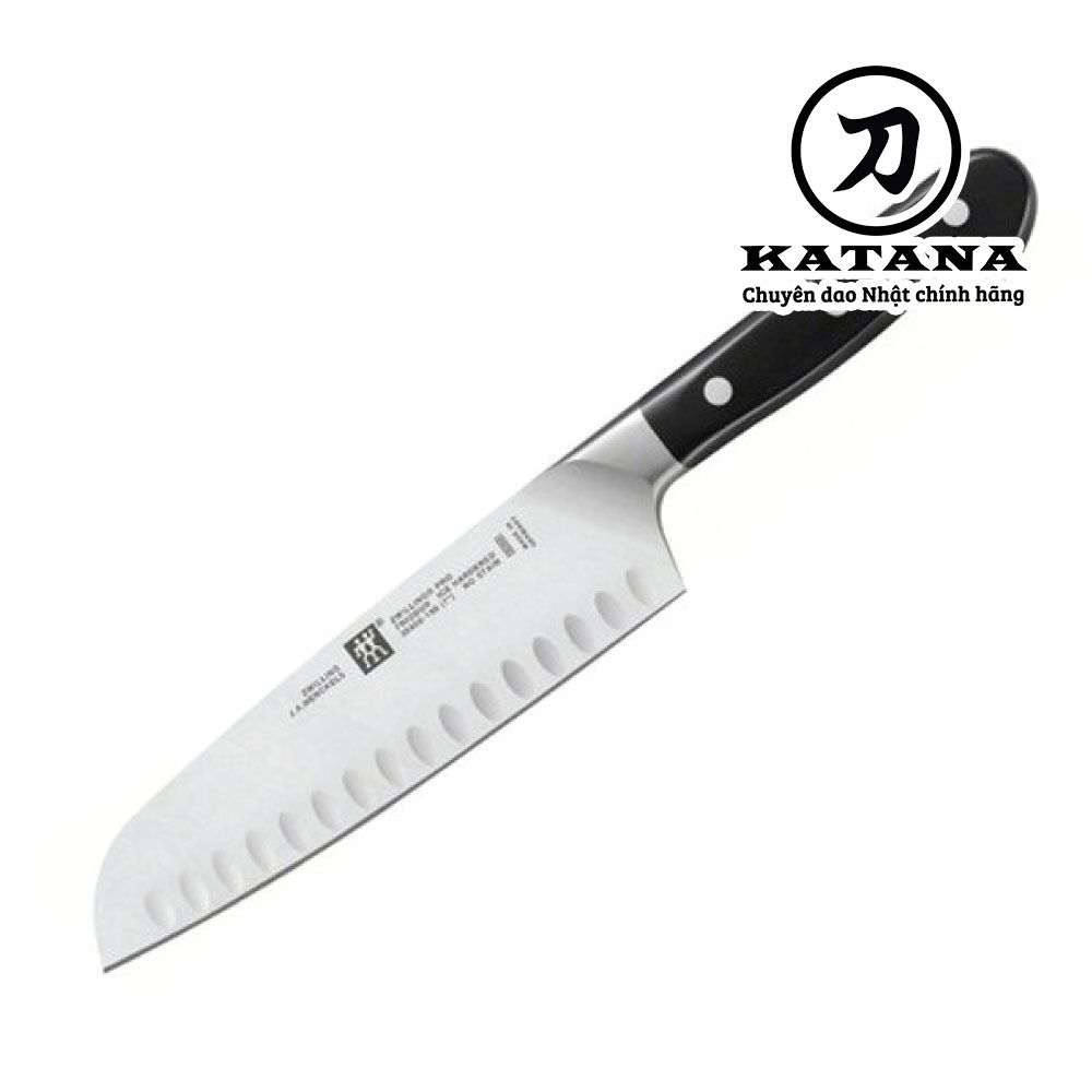 [Trả góp 0%]ZWILLING - Dao Santoku hollow ZWILLING Pro - 18cm