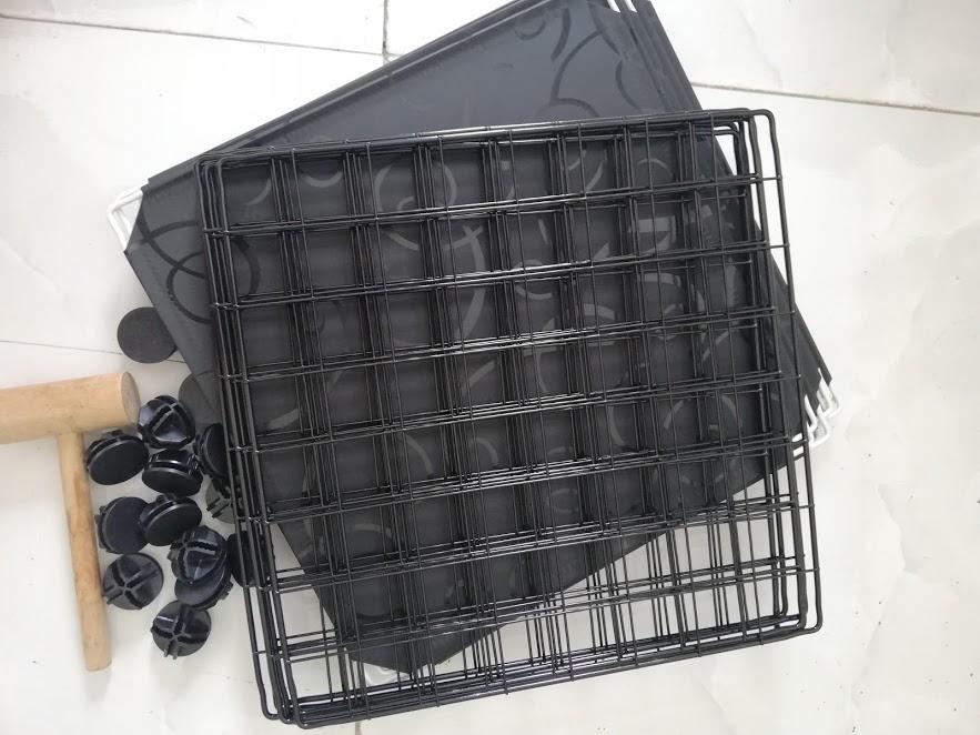 TỦ SÁCH LẮP GHÉP ĐA NĂNG 15 NGĂN BẬC THANG