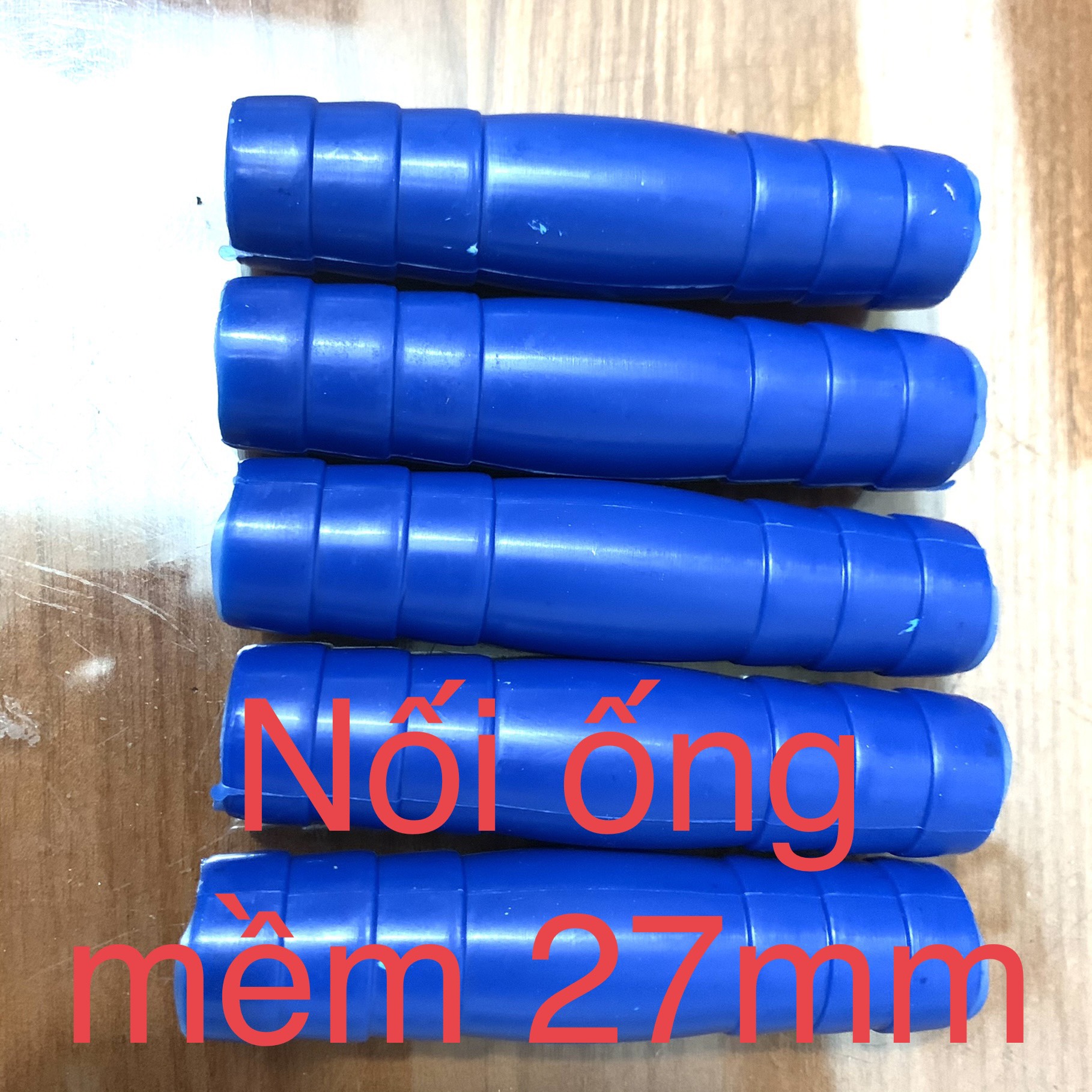 Combo 5 chiếc ống cút nối dây mềm dẫn nước phi 21mm ,27mm