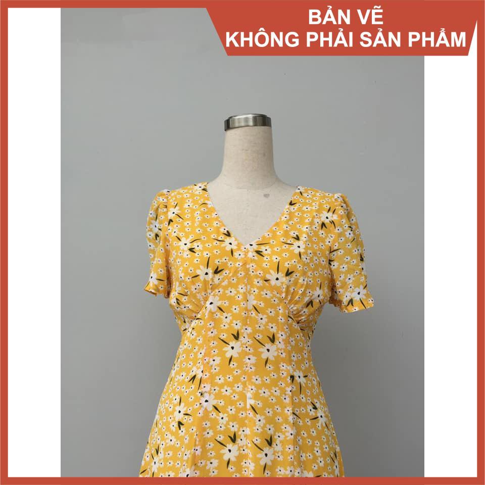 Rập giấy đầm cổ tim mã 914 (BẢN VẼ)