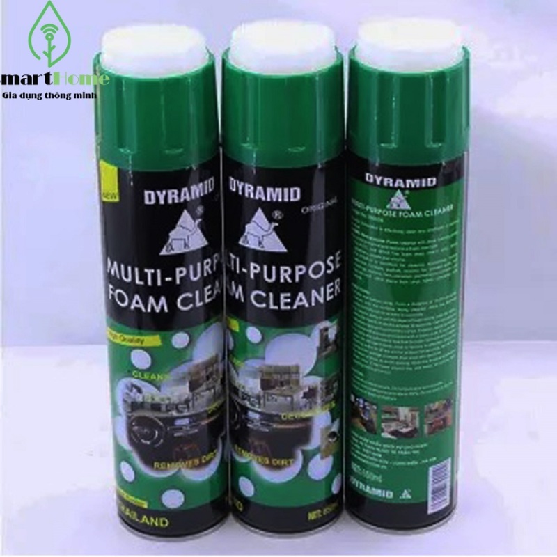 Bình Xịt Bọt Tẩy Rửa Nội Thất Đa Năng VN04-Camel, Bình Màu Xanh, Chai Xịt Tẩy Nội Thất Ghế Da, Nỉ Ô Tô, Foam Cleaner.