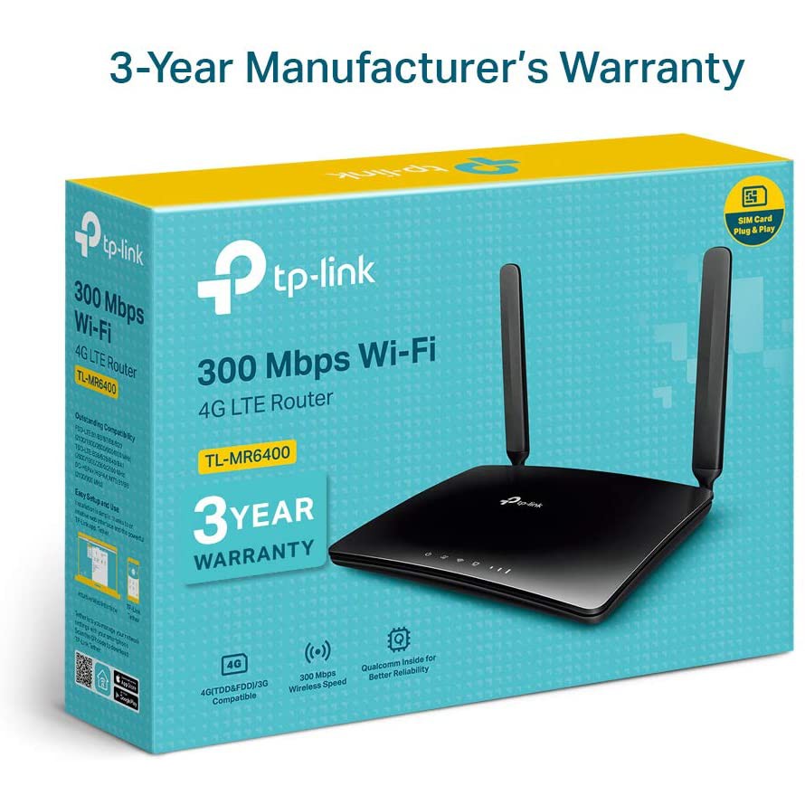 Bộ phát Wifi 4G Tp-link MR6400 tốc độ 300Mbps