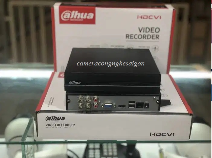 [HCM]Đầu ghi hình 4kênh hỗ trợ camera HDCVI/Analog/IP/TVI/AHDXVR1A04