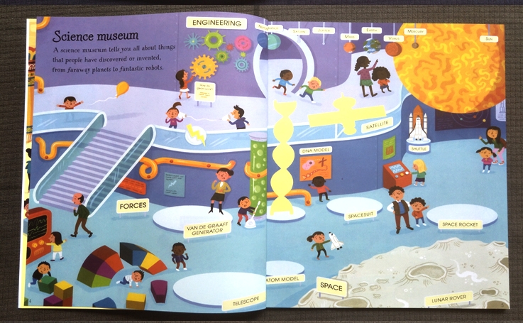 Usborne Sticker Book - Museums