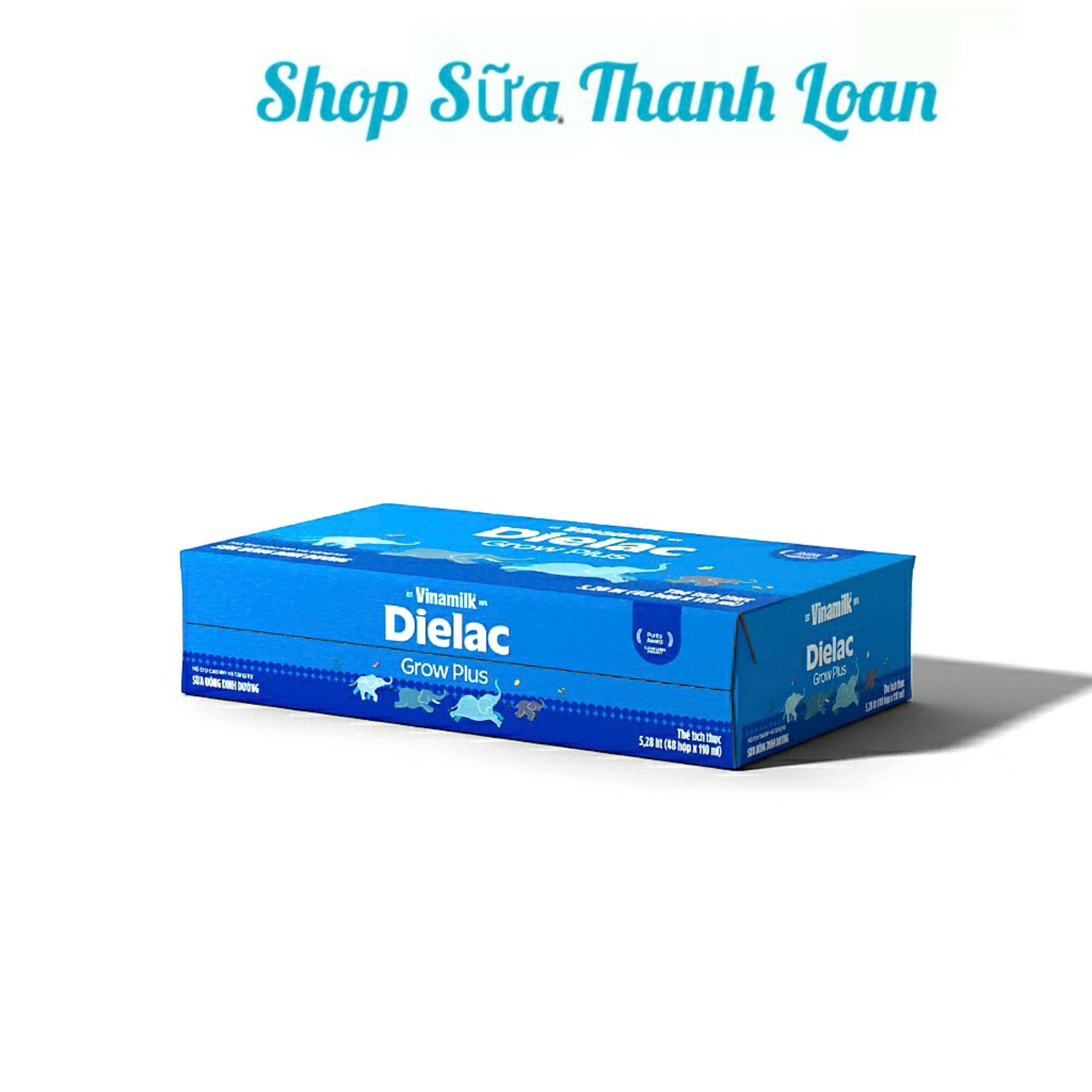Thùng 48 Hộp Sữa Bột Pha Sẵn Vinamilk Dielac Grow Plus 110ml.
