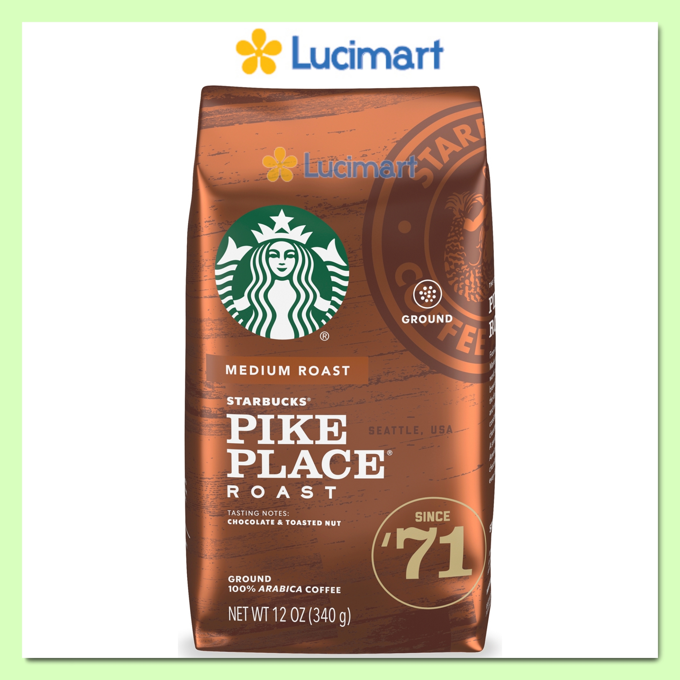 [50% Off] Cà phê Starbucks rang xay sẵn 100% Arabica Coffee Medium (USA)