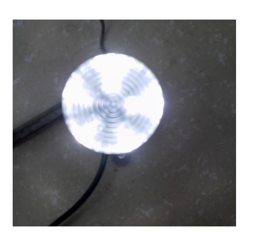 Bóng LED 24V 1.5W Đuôi Gài 15mm TIẾP XÚC ĐƠN BA15S ÁNH SÁNG TRẮNG