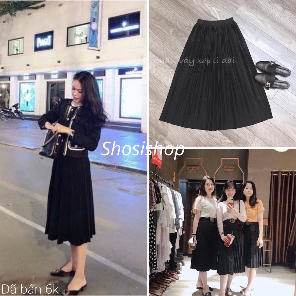 Chân váy DẬP LY dáng xòe nhẹ siêu xinh