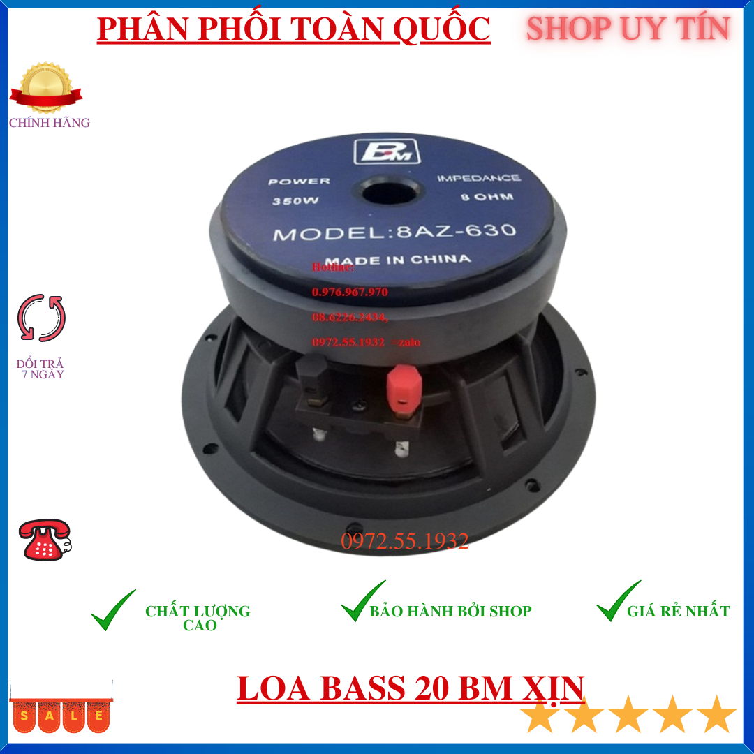 Đôi loa bát 20 BM hàng nhập khẩu từ đại côn 51 siêu chất xương đúc gân xếp tẩm dầu