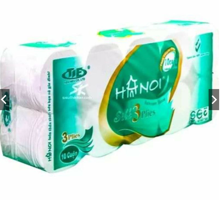 Giấy vệ sinh hà nội không lõi 10 cuộn
