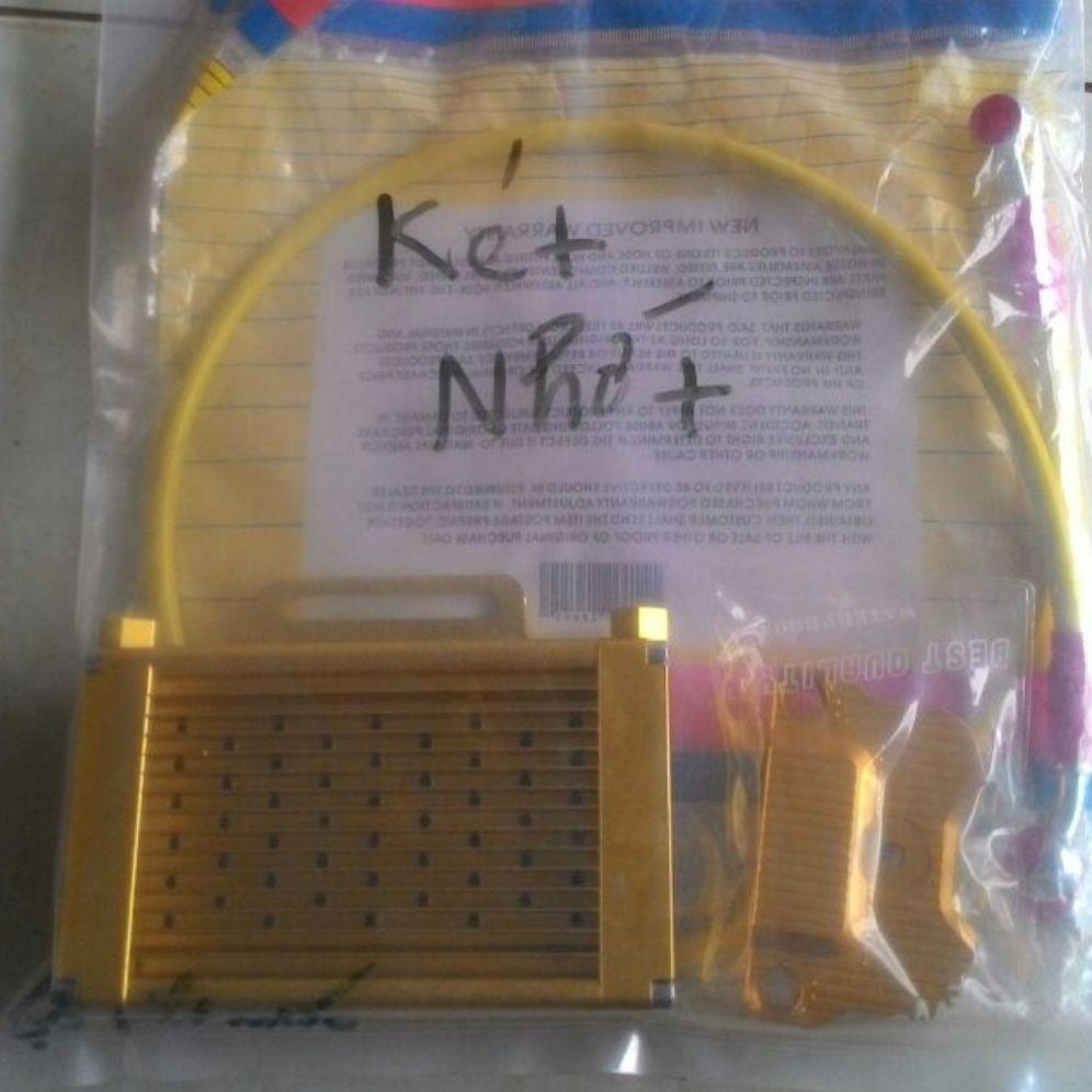 két nhớt lắp dream wave vàng hiệu k tech đủ bộ