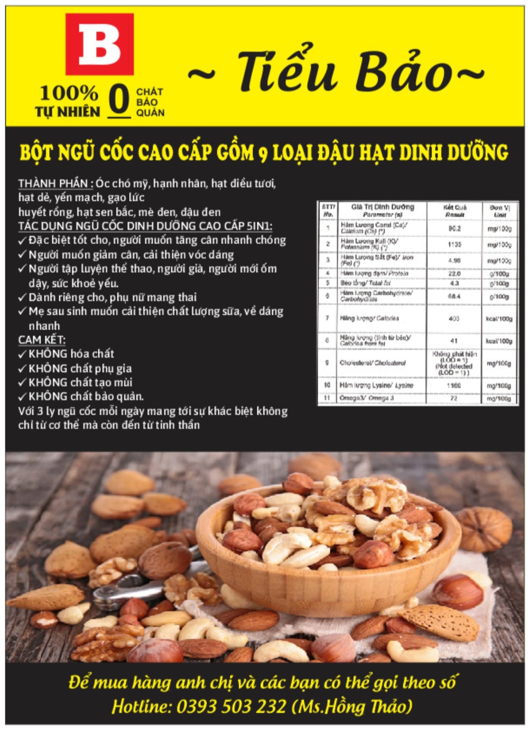 [Giá Xưởng] 1KG Bột Ngũ Cốc Cao Cấp