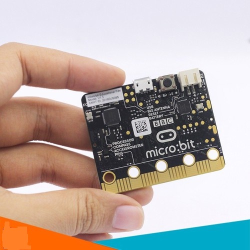 Kit Microbit - Kit học STEAM Micro:bit - kèm cáp kết nối- đế pin