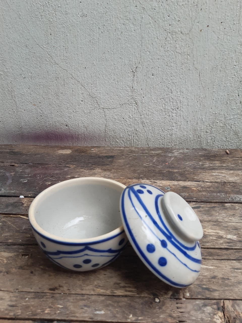 combo 3 Thố sành, hủ đựng gia vị 11 cm