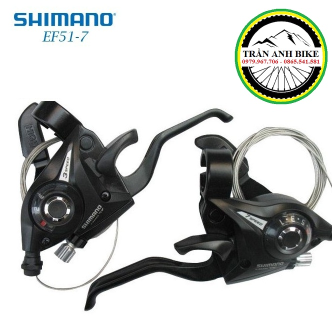 Tay đề xe đạp shimano st ef51 3x7 speed