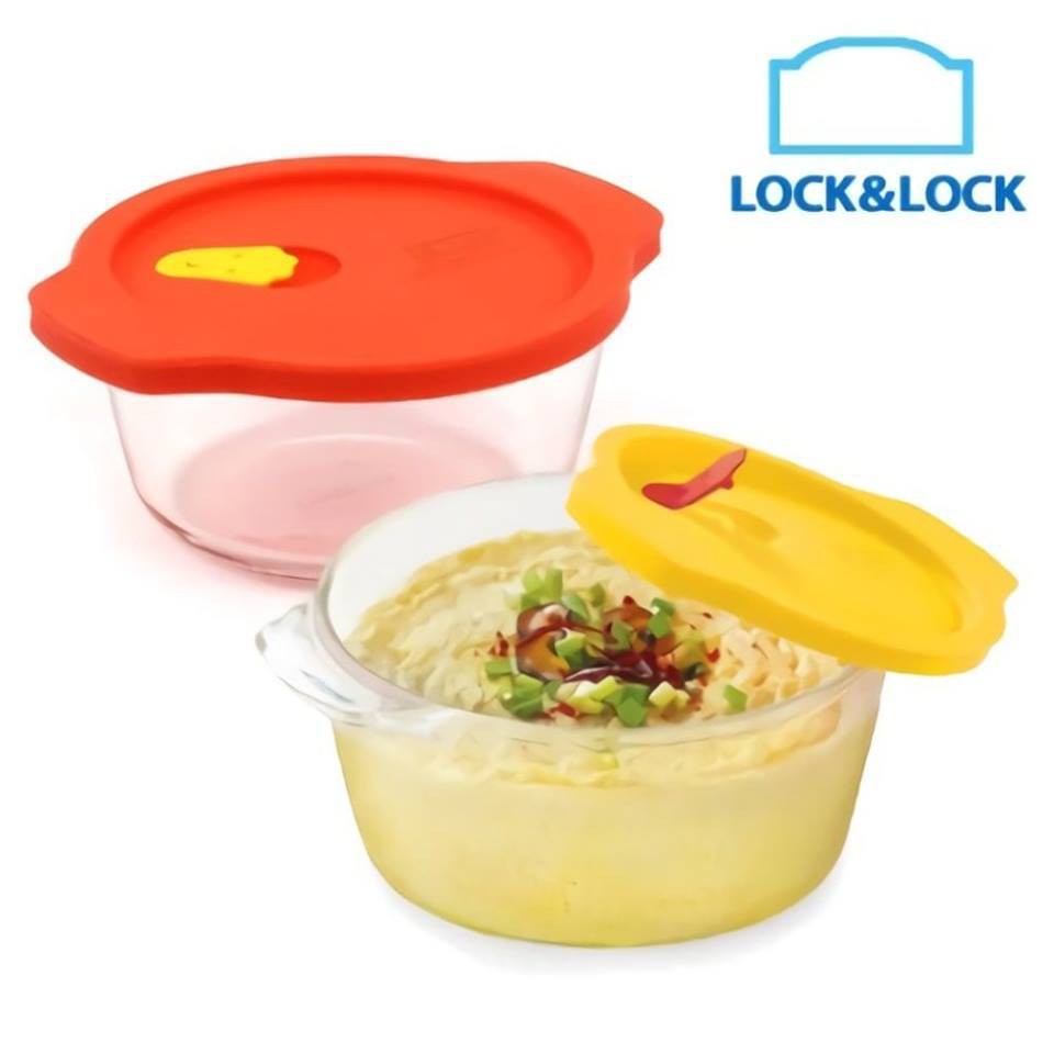 HỘP THỦY TINH LOCK&LOCK CHỊU NHIỆT 410ML TIỆN ÍCH