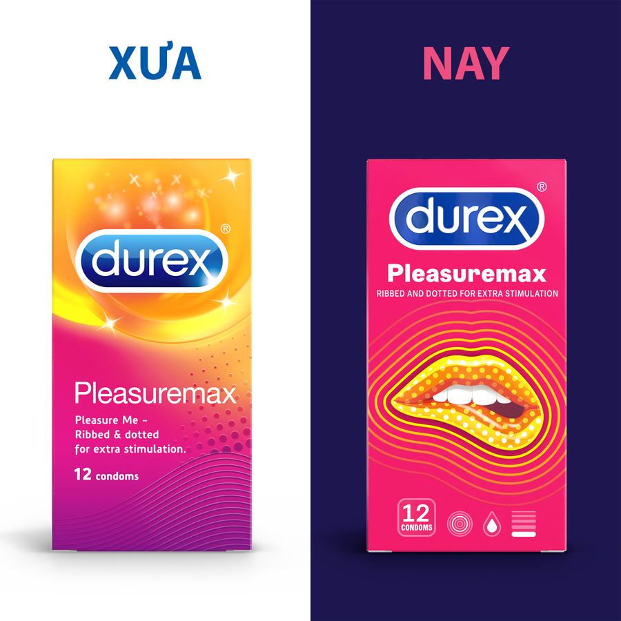 Bao Cao Su Durex Pleasuremax 12 cái/Hộp