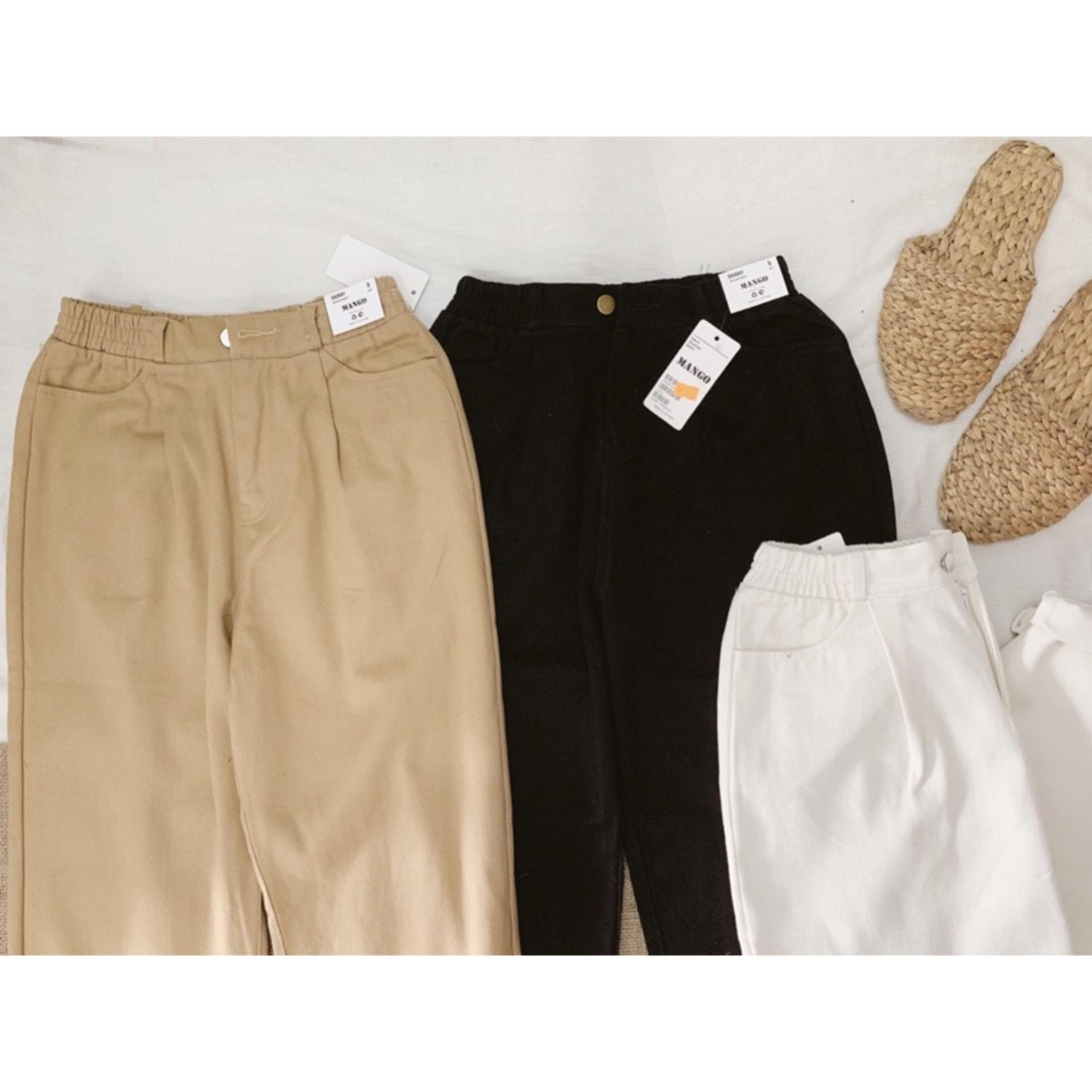 Quần suông kaki ống rộng - có bigsize