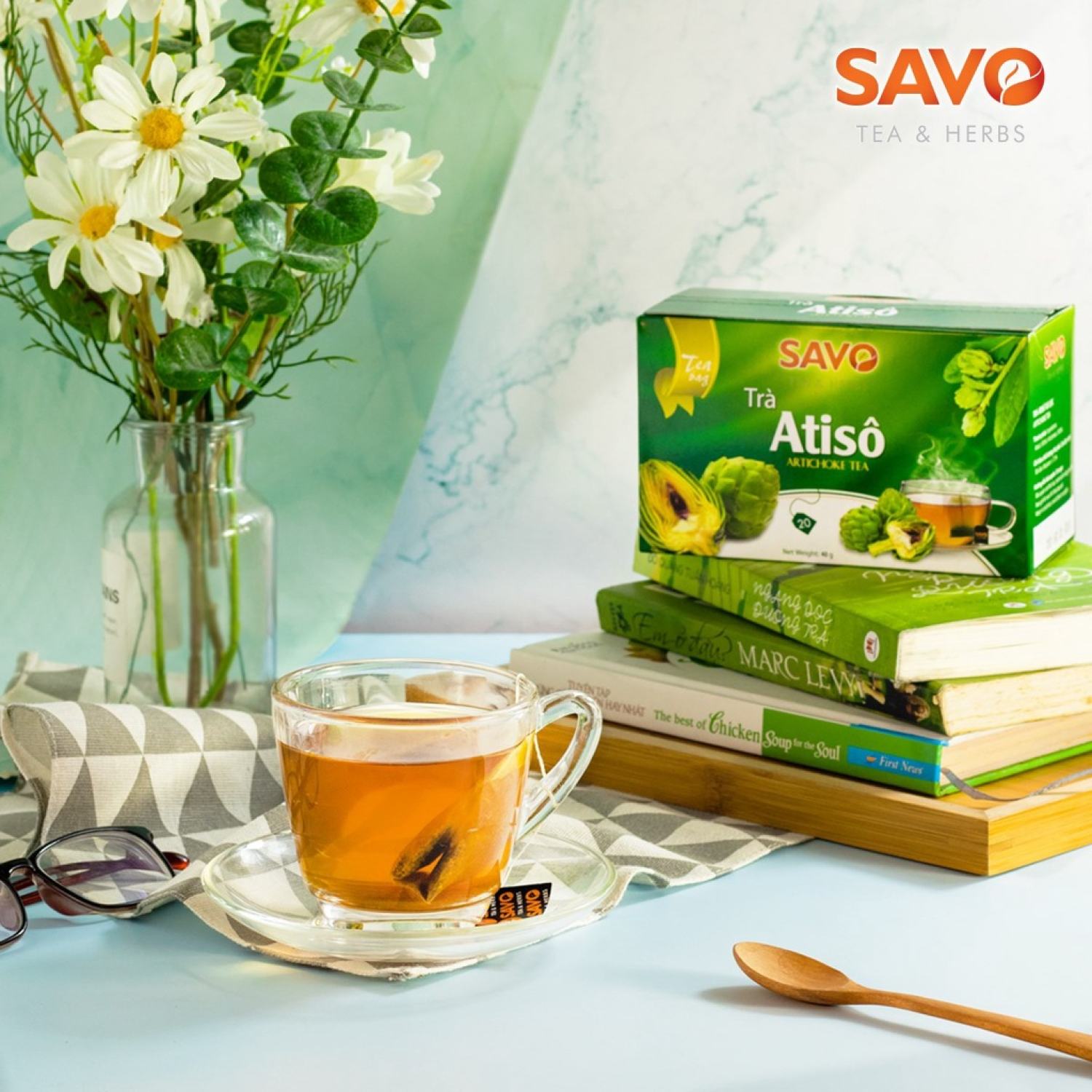 Trà SAVO Atiso túi lọc (20 gói x 2g)