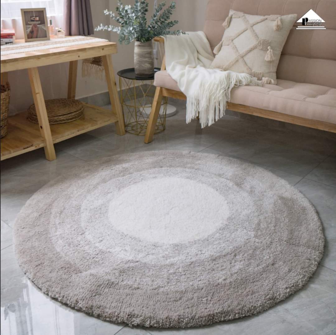 Thảm Tròn Lông Mềm Size 1m Nhiều Mẫu