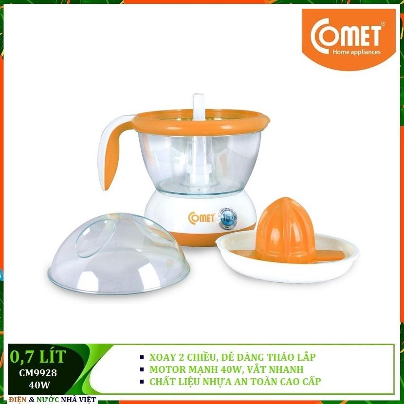 MÁY VẮT CAM 0,7 LÍT XOAY 2 CHIỀU COMET CM9928 ( CÔNG SUẤT 40W )
