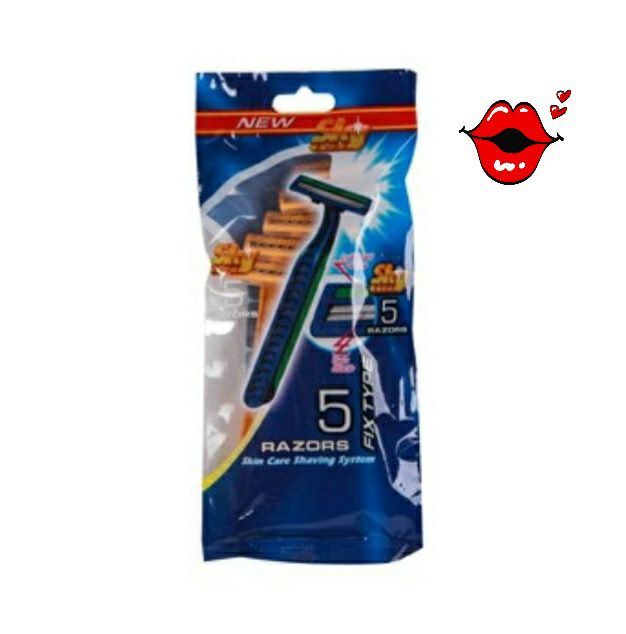 [HCM]Set 05 dao cạo râu màu vàng