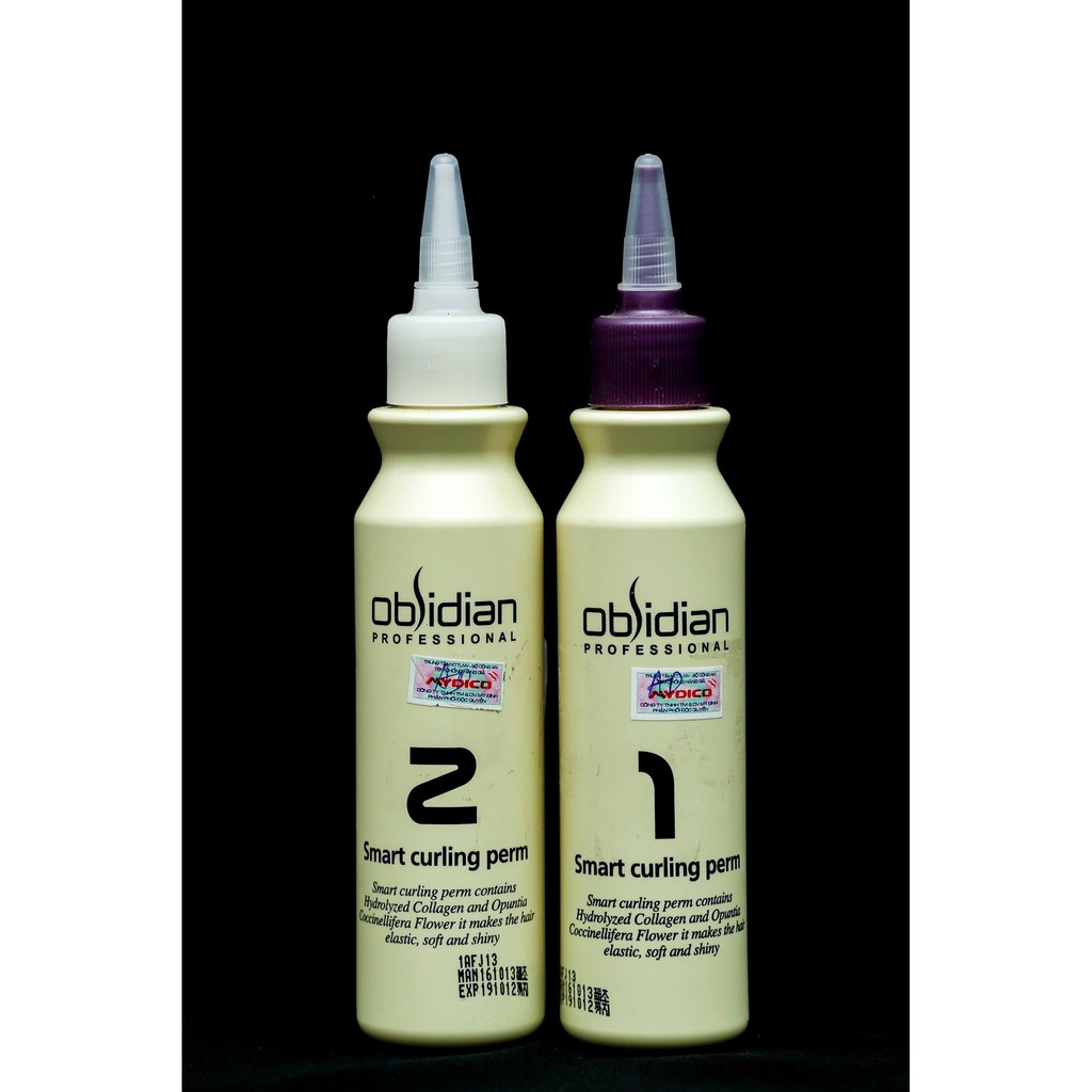 Thuốc uốn tóc 3D Obsidian Smart Curling Perm ( uốn lạnh + uốn nóng) 120mlx2