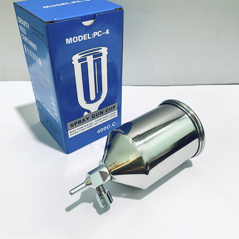 Cốc đựng sơn inox, có chân.