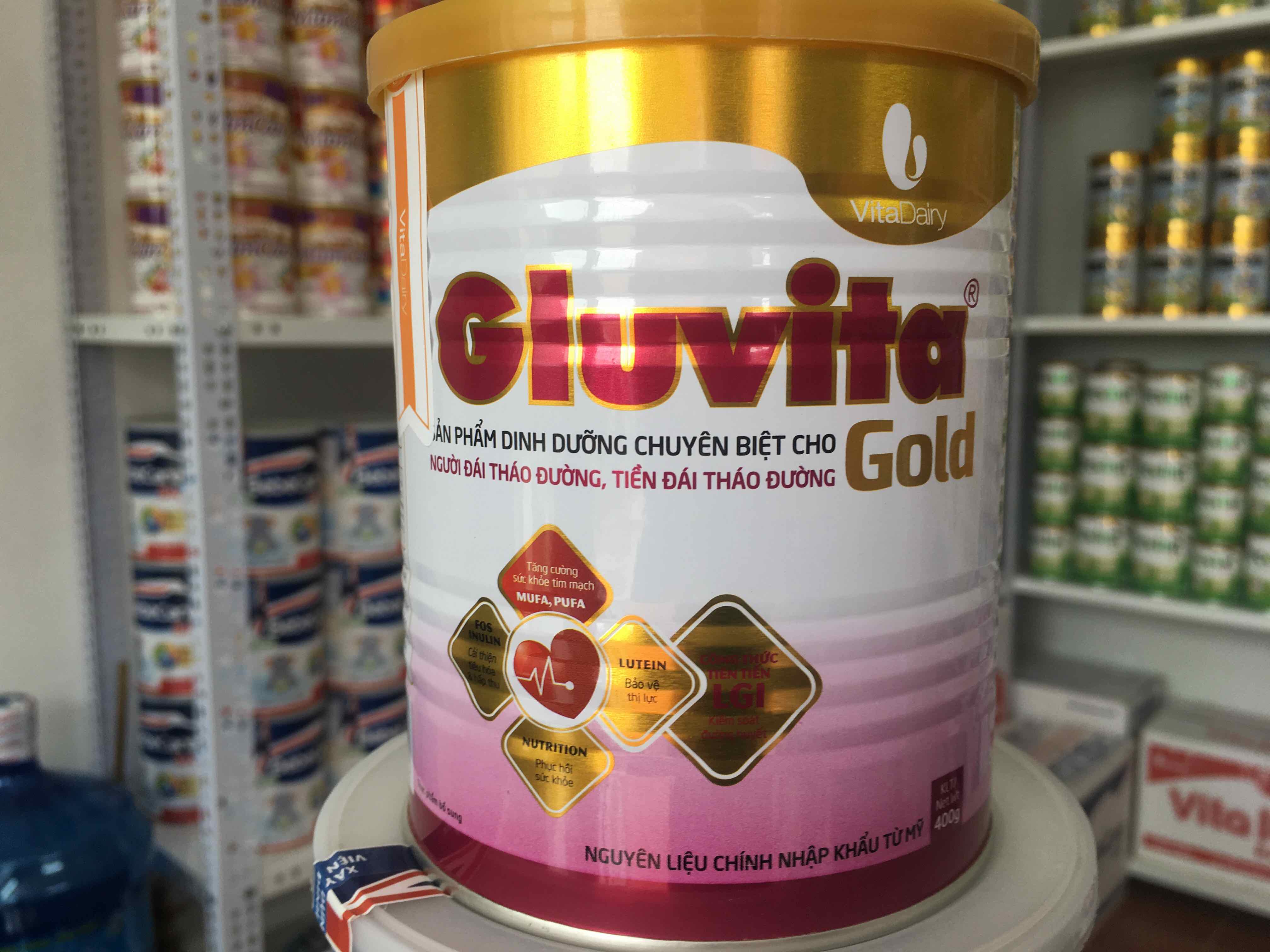 Sữa Gluvita Gold 900g (Dinh dưỡng cho người tiểu đường)