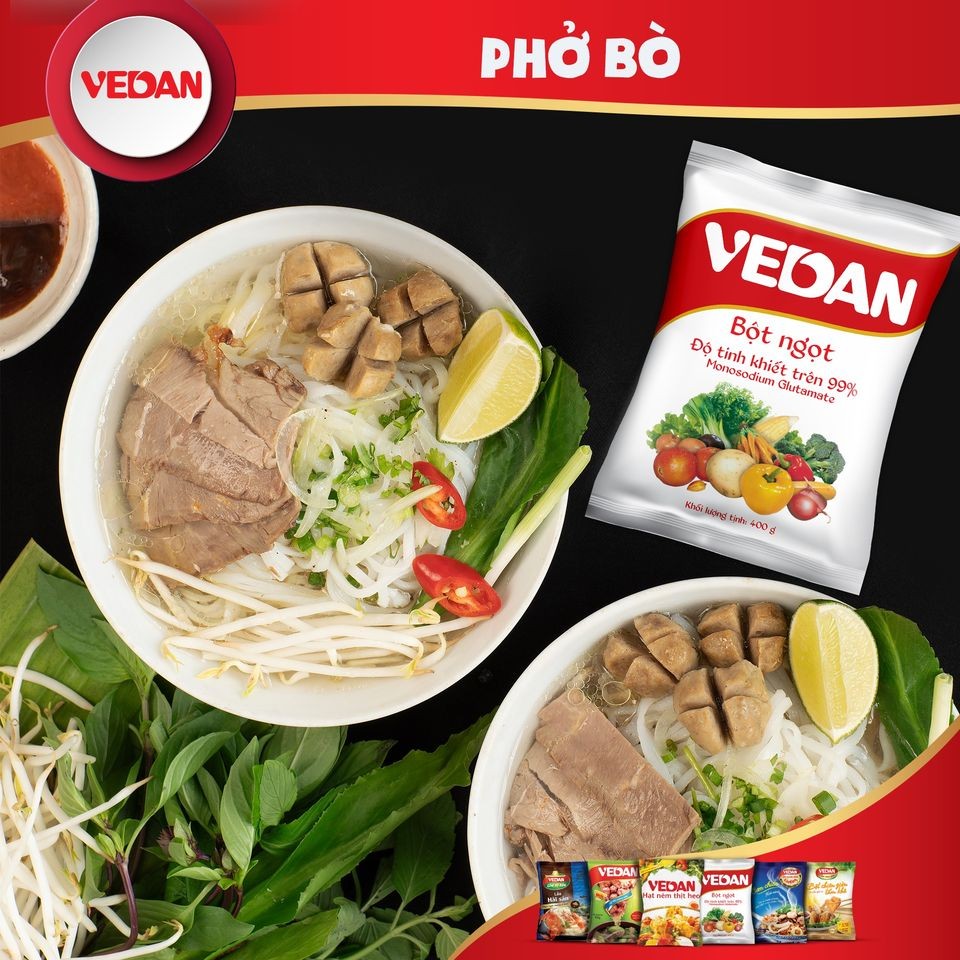 Combo 5 Gói Bột Ngọt VEDAN 400g - Size LM
