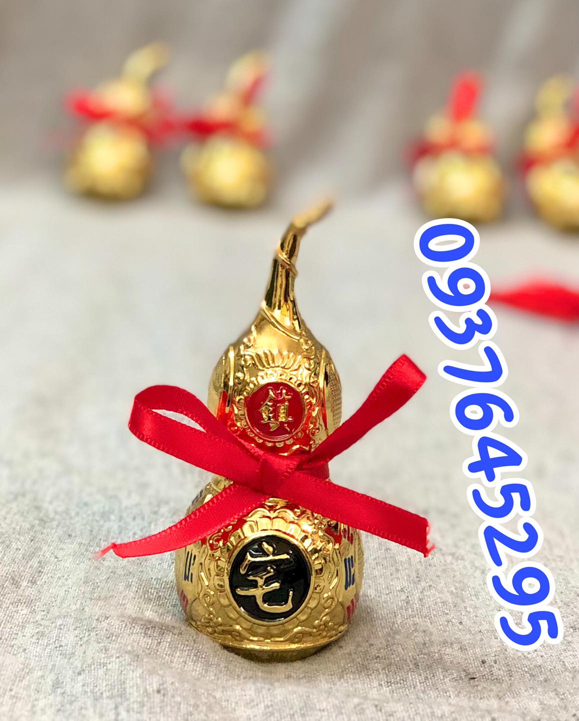 Bình hồ lô đúc đồng cao cấp 9cm