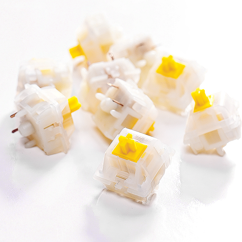 Công tắc bàn phím cơ Gateron Yellow Milky Pro
