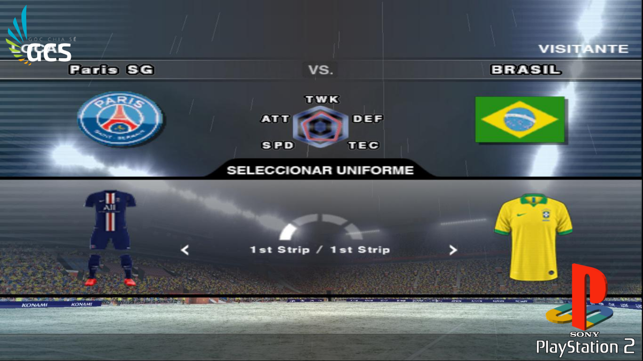 Game PS2 - PES 21 - Tiếng Anh Full Update