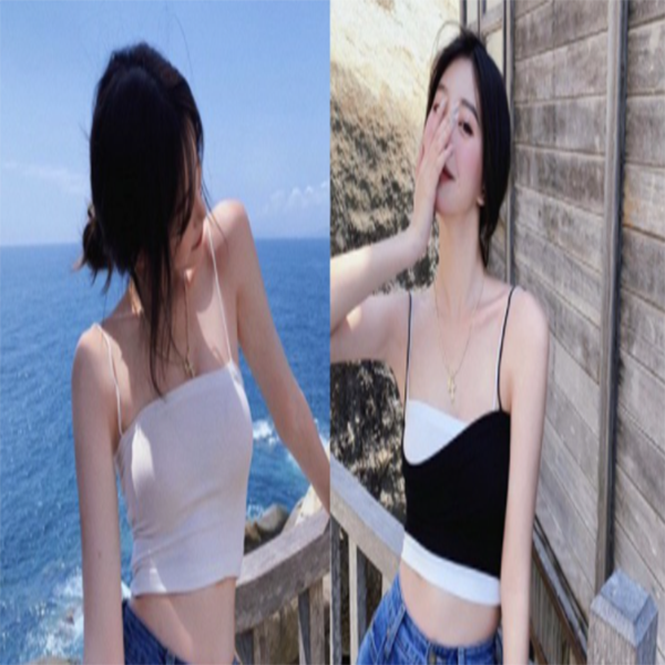 Áo 2 dây chất thun gân co giãn
