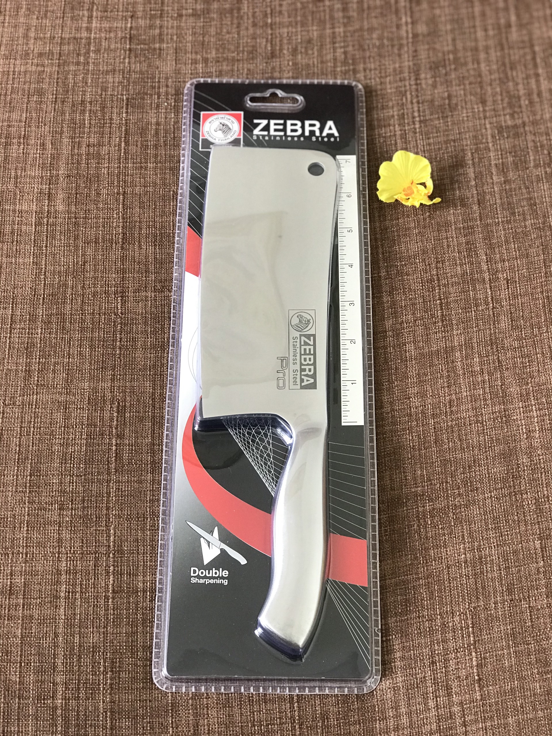 Dao Chặt Zebra Thép Nguyên Khối Không Gỉ Sét Zebra 7 Stainless Steel Chopper Knife - Pro II