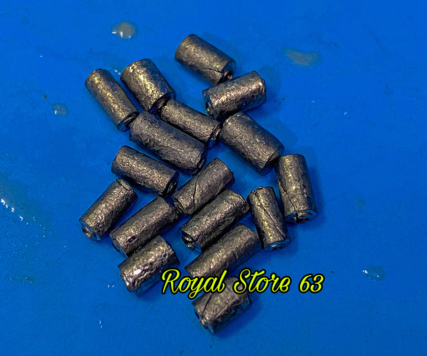 Chì câu cá nhỏ câu cá rô, cá phi (hình trụ) (10gram)
