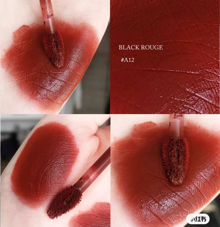 [HCM]Son kem Black Rouge A12 – Dashed Brown Nâu Đỏ Gạch Trầm