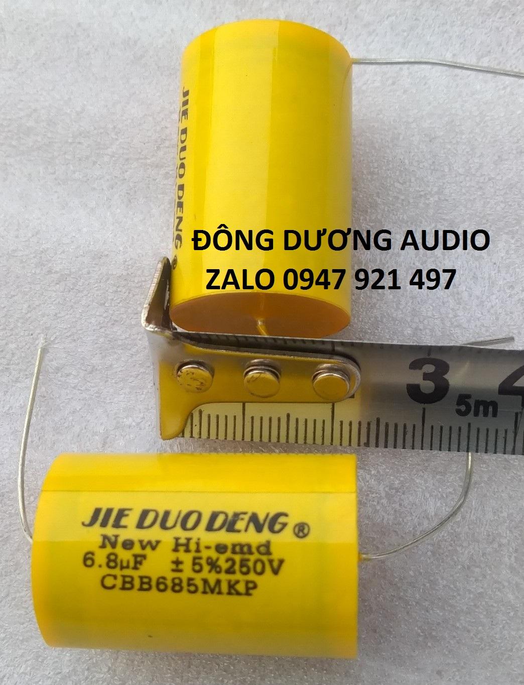 2 CON TỤ PHÂN TẦN 6.8MF 250V - VÀNG TRÒN