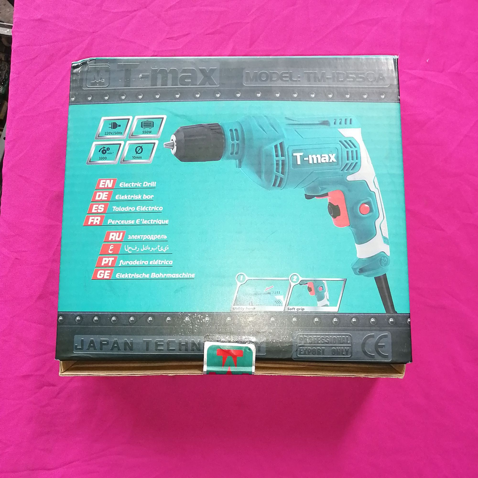 [HCM]máy khoan T-MAX. japan technolgy. MODEL TM-ID550A.
