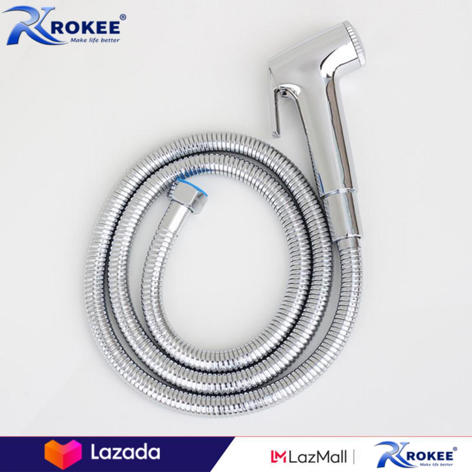 VÒI XỊT VỆ SINH ROKEE R002 (Trắng bạc)