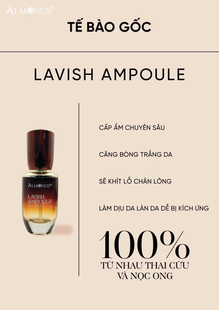 Serum Tế Bào Gốc Phục Hồi Da Almonds Lavish Ampoule