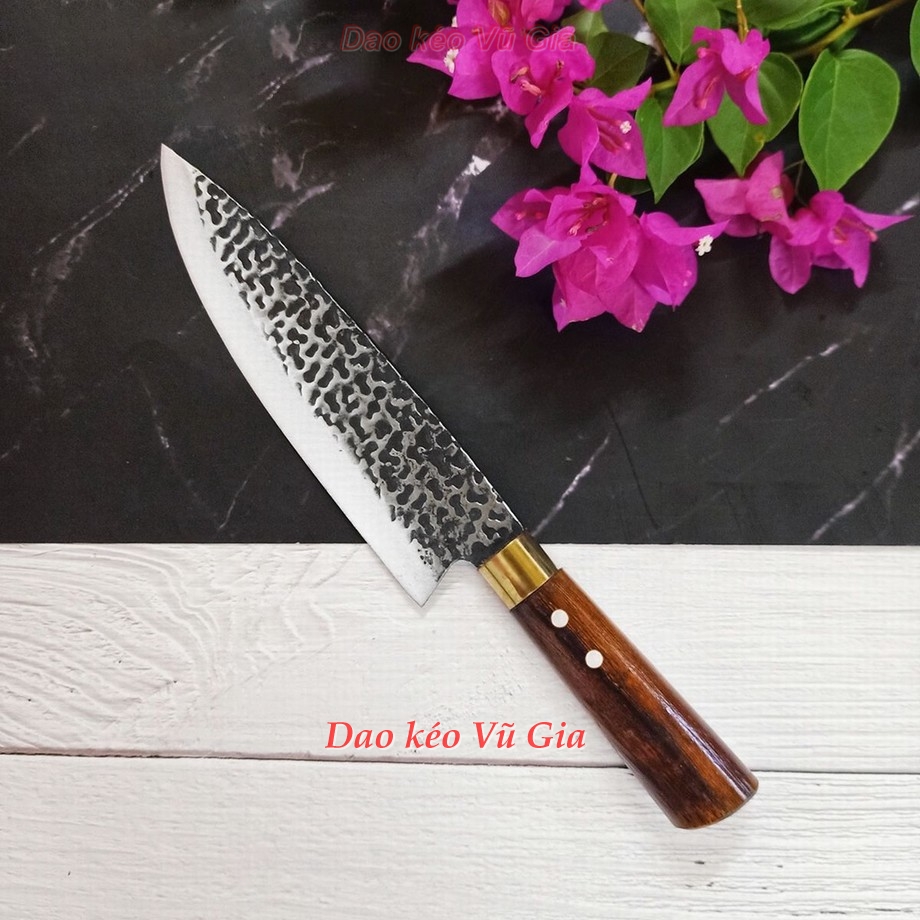 Dao phi lê nhà bếp thép nhíp vân kiểu