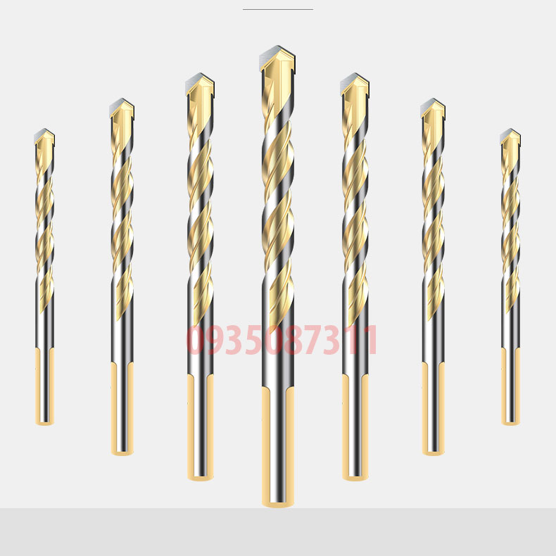 Mũi khoan đa năng mũi khoan bê tông vàng - mũi khoan tường,nhựa,gỗ,gạch