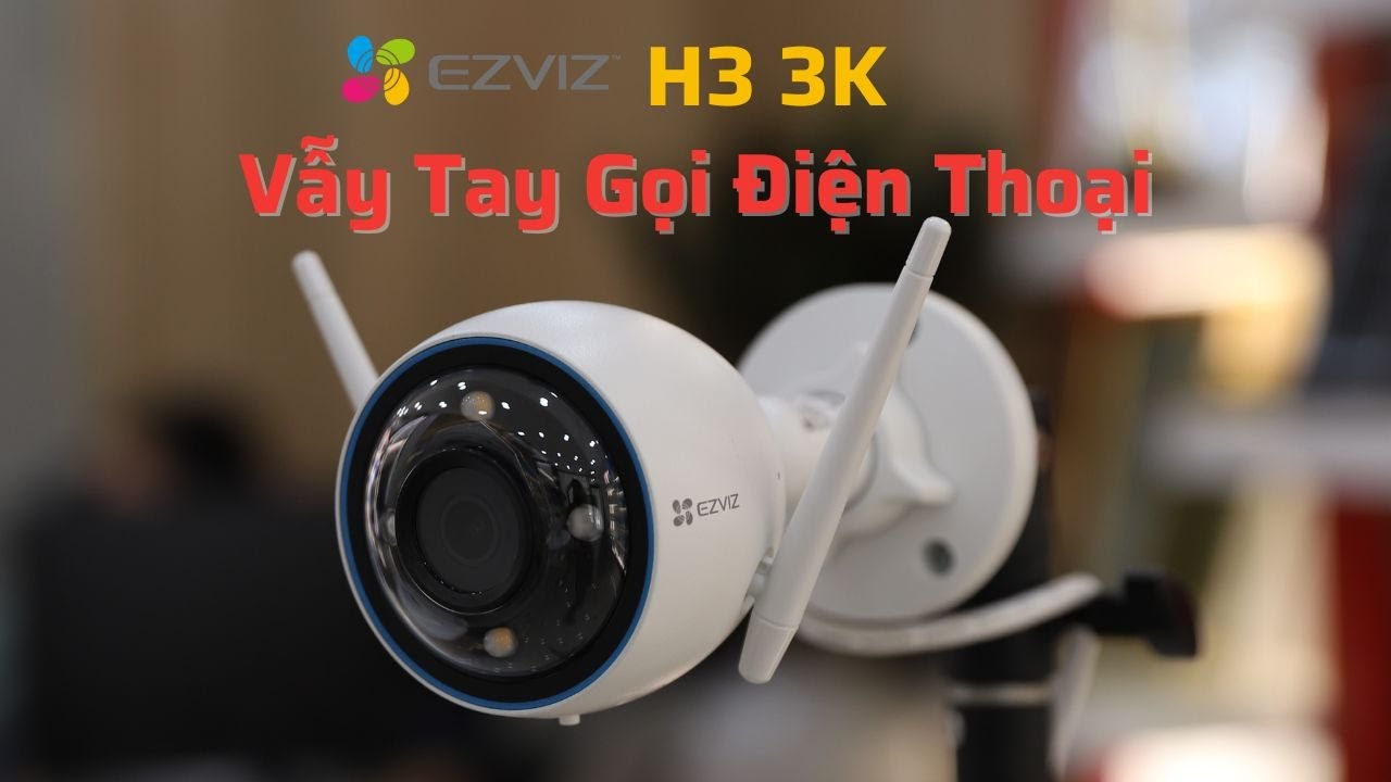 Camera Wifi Ngoài Trời EZVIZ H3 5.0MP 3K, C3TN 2.0MP 1080P Có Màu Thông Minh, Chống Nước IP67 - Hàng Chính Hãng, Bảo Hành 24 Tháng.