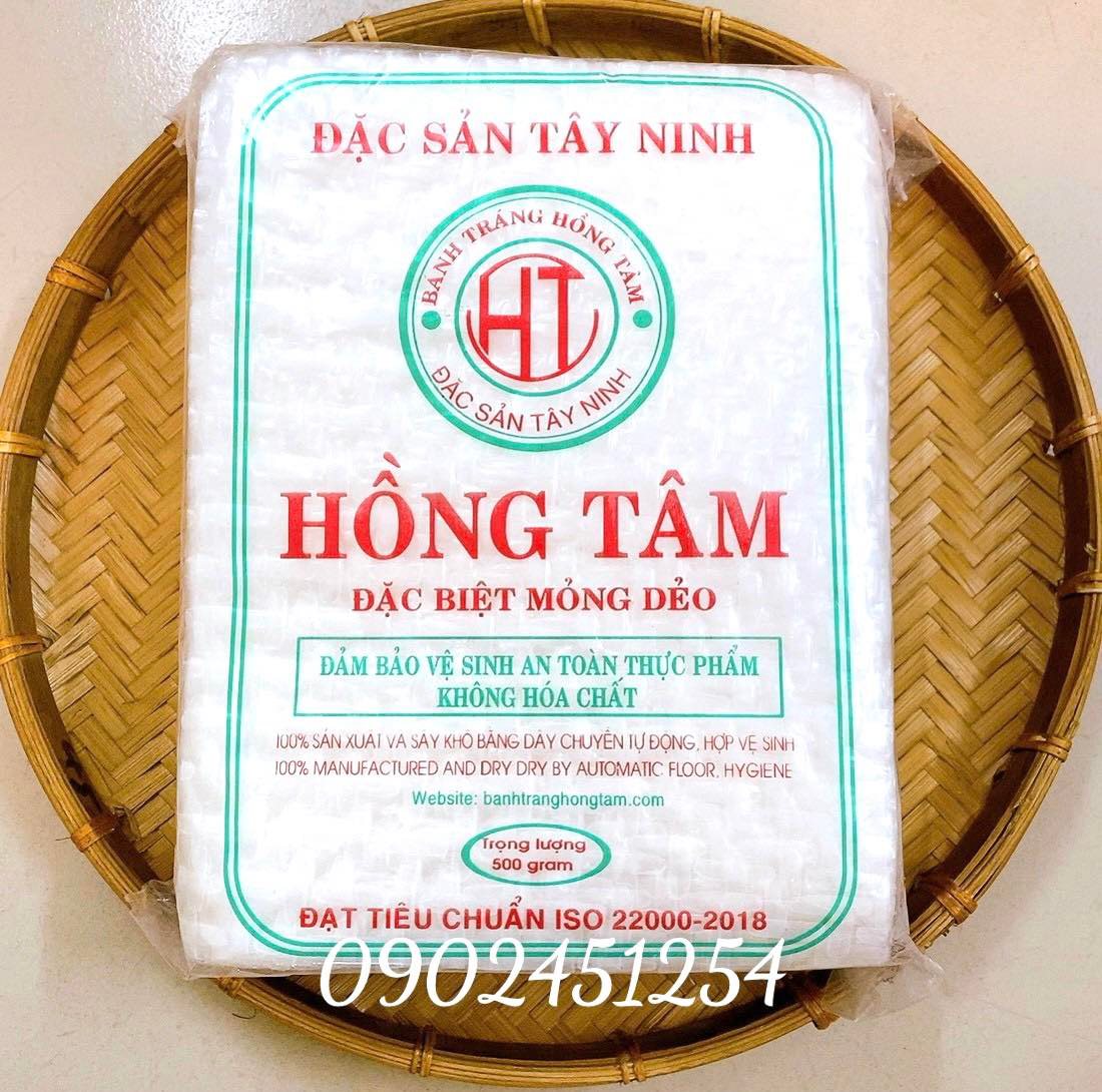 HCM - 450gr Bánh Tráng Trắng Siêu Mỏng Hồng Tâm Tây Ninh