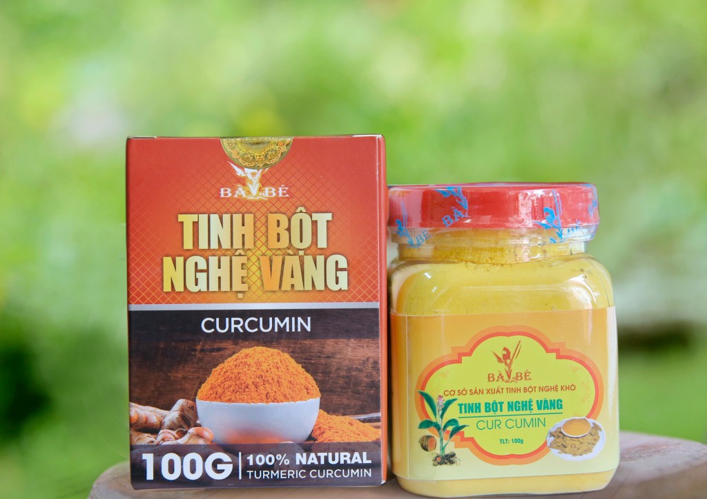 Tinh Bột Nghệ Vàng Bà Bé (Lọ 100g)
