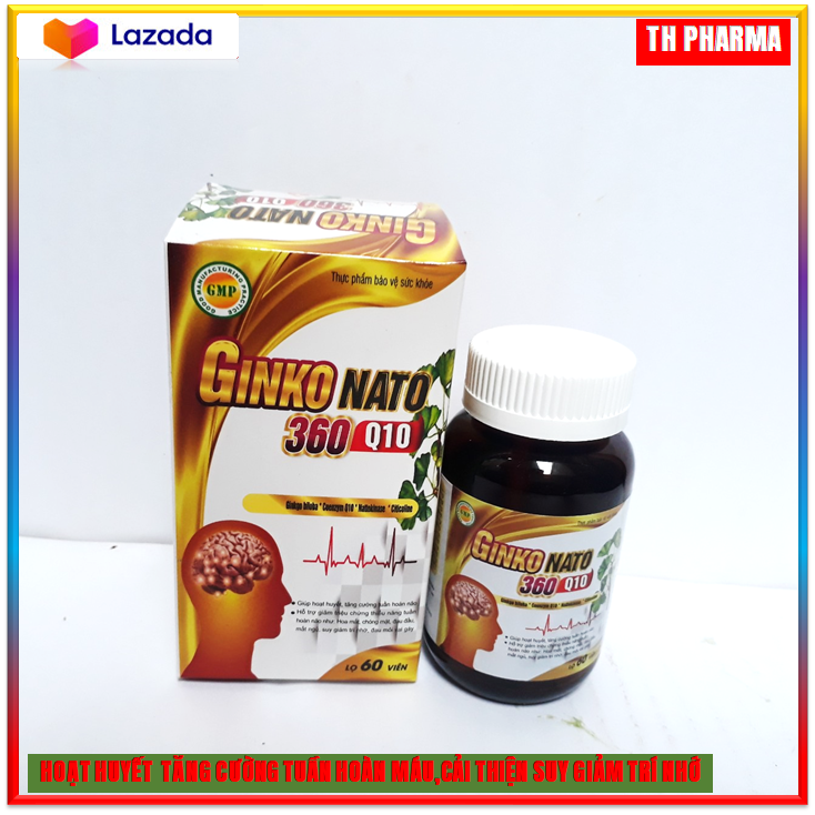 Viên uống hoạt huyết dưỡng não Ginkgo Natto With coenzym Q10 với thành
